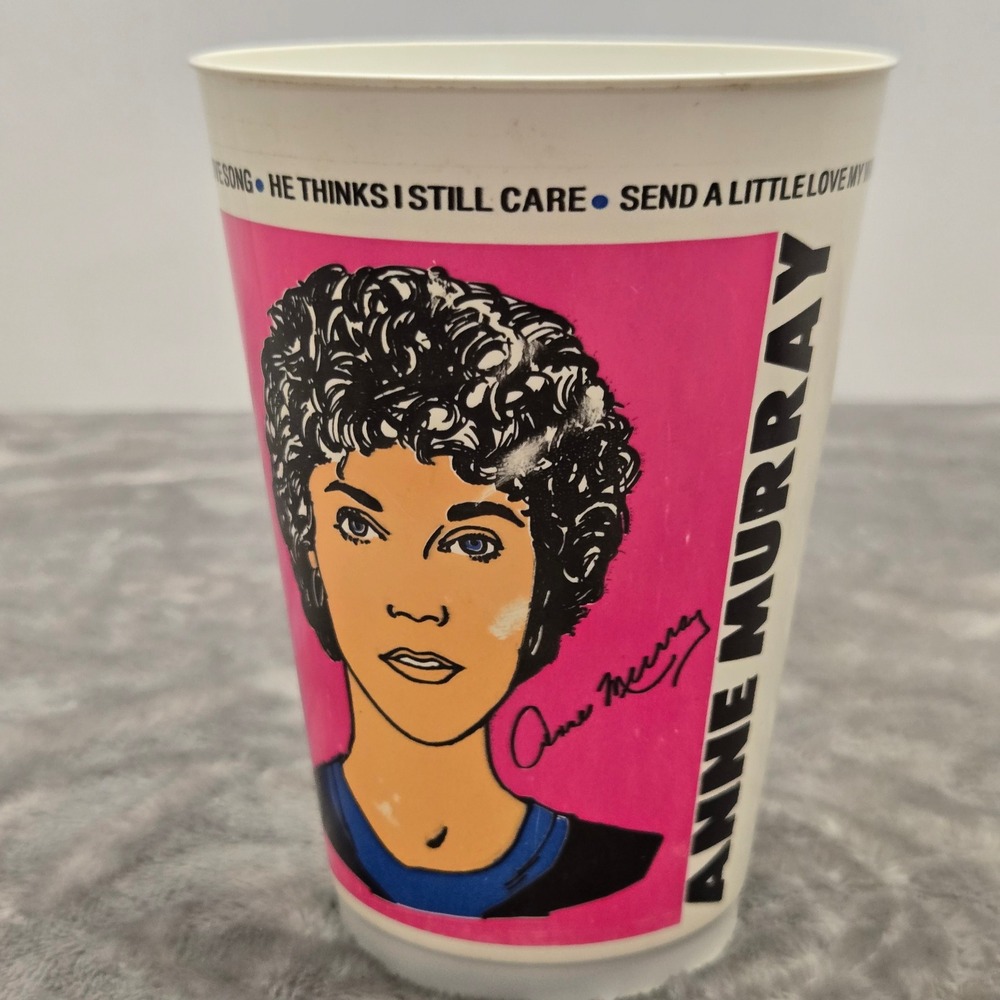 Vintage 7-Eleven Anne Murray Collectible Plastic Cup Southland Corp Promo